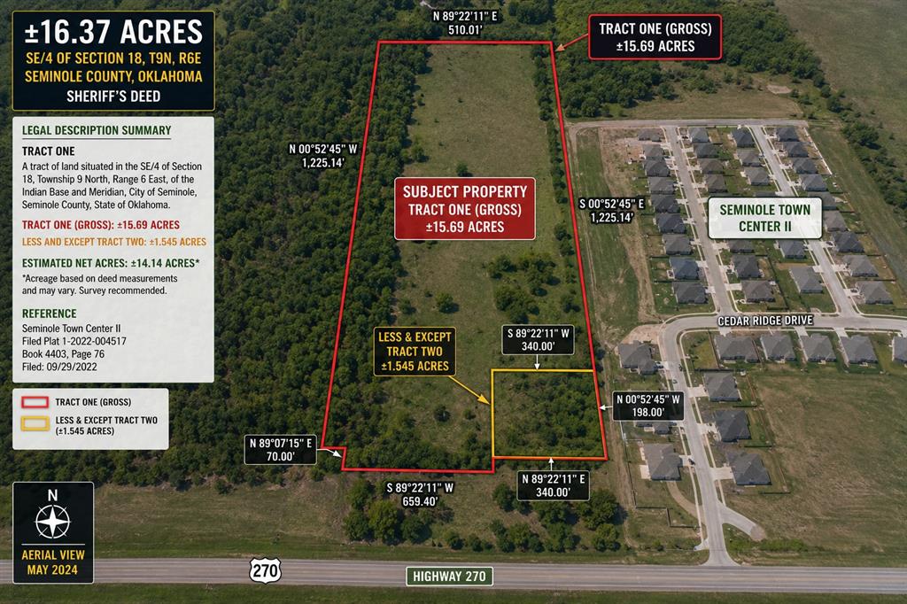 Photo of Cedar Ridge Road, Seminole, OK 74868