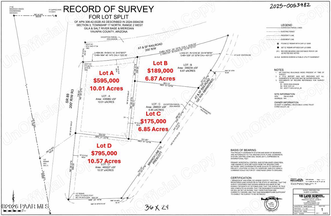 Photo of 10.01 Acres N State Route 89 - Lot A, Paulden, AZ 86334